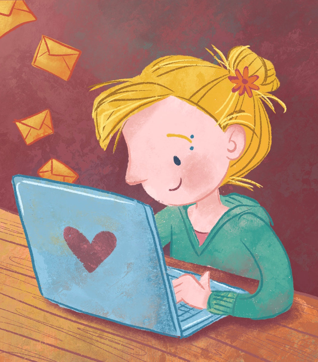 Ilustratorka Anja Držanič. Imate kakšno vprašanje, idejo za sodelovanje ali pa bi me radi samo pozdravili? Potem mi le pišite, vesela bom vašega sporočila!