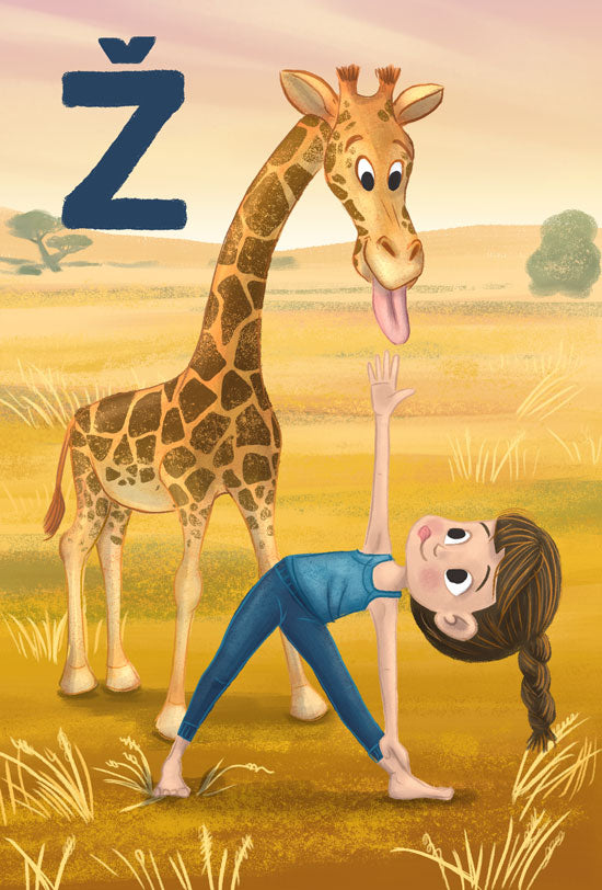 Joga kartice z abecedo