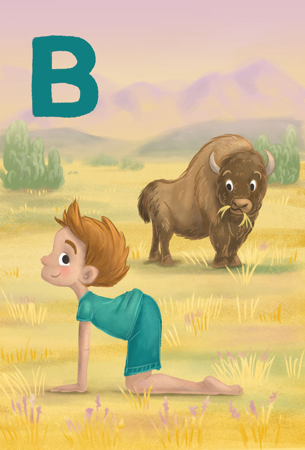 Joga kartice z abecedo