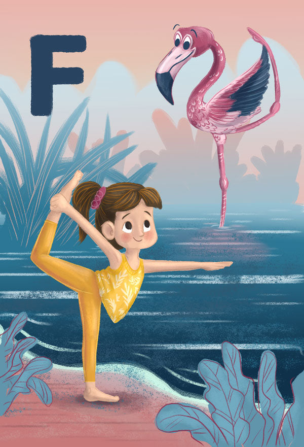 Joga kartice z abecedo