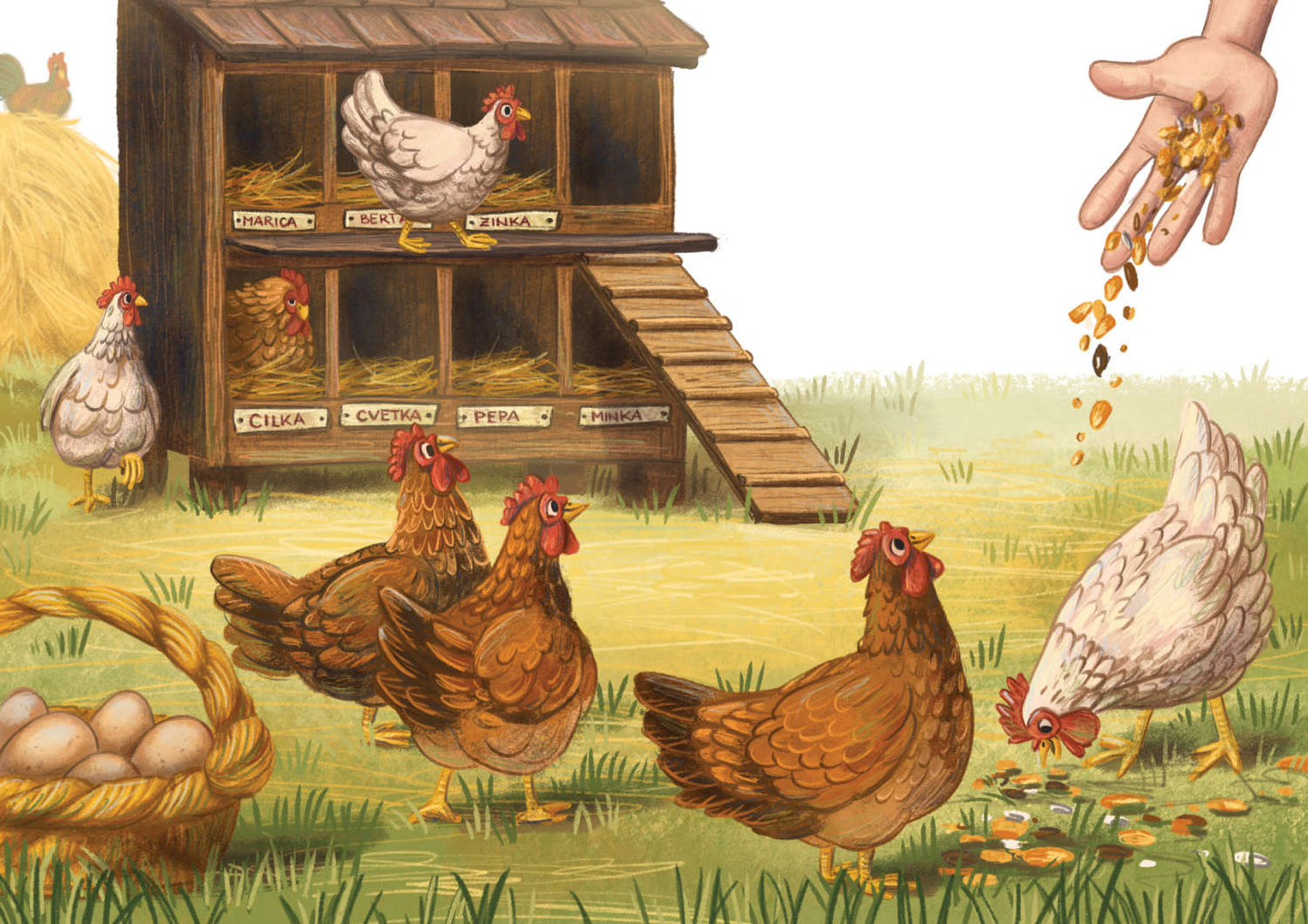 Skica kmetije strica Matije