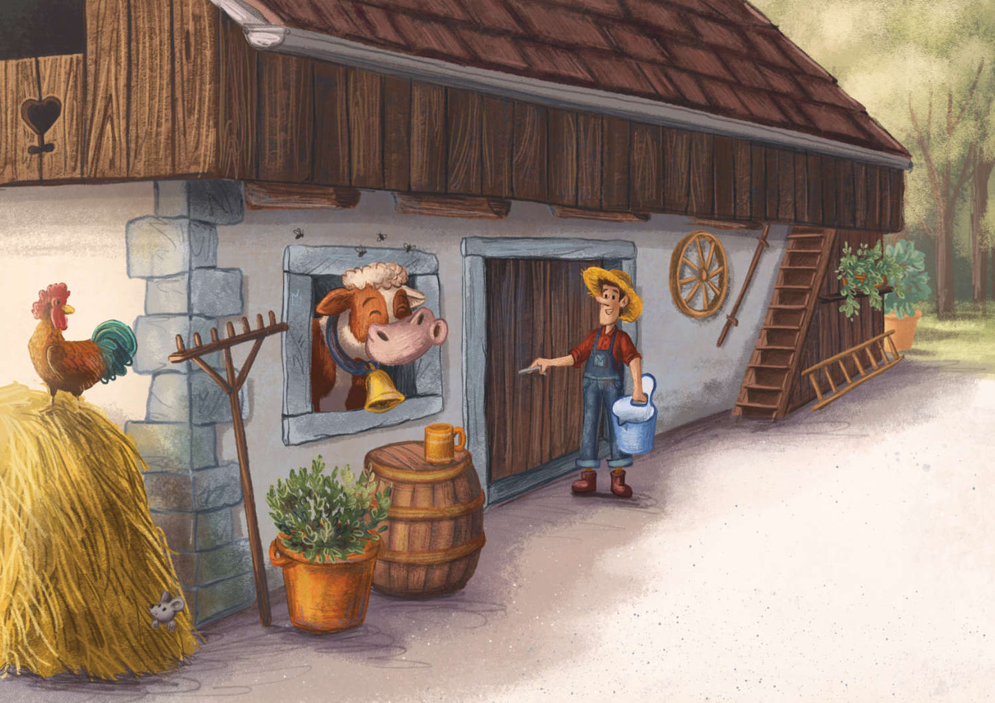 Skica kmetije strica Matije