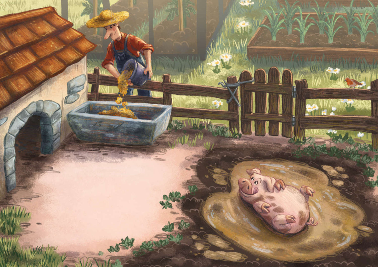 Skica kmetije strica Matije