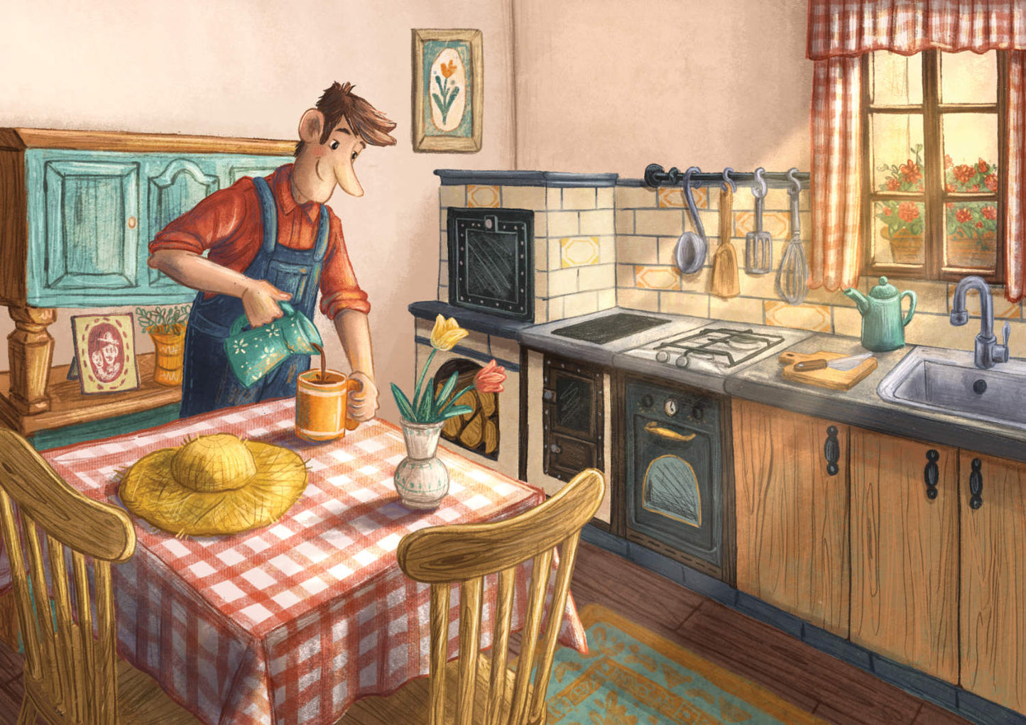 Skica kmetije strica Matije