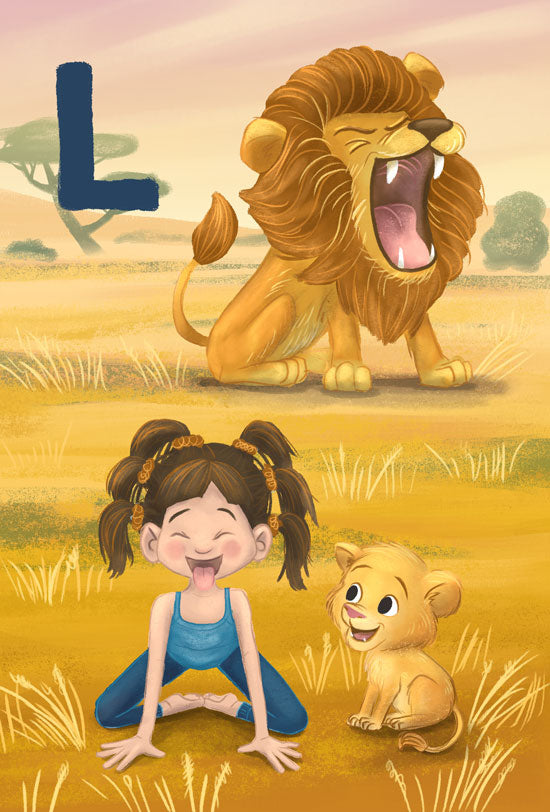 Joga kartice z abecedo