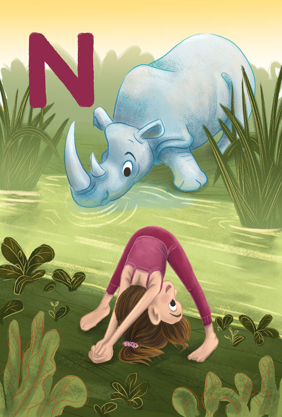 Joga kartice z abecedo