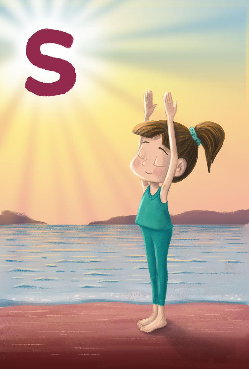 Joga kartice z abecedo