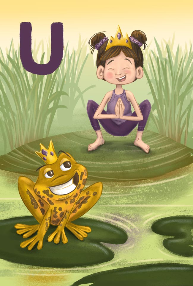 Joga kartice z abecedo