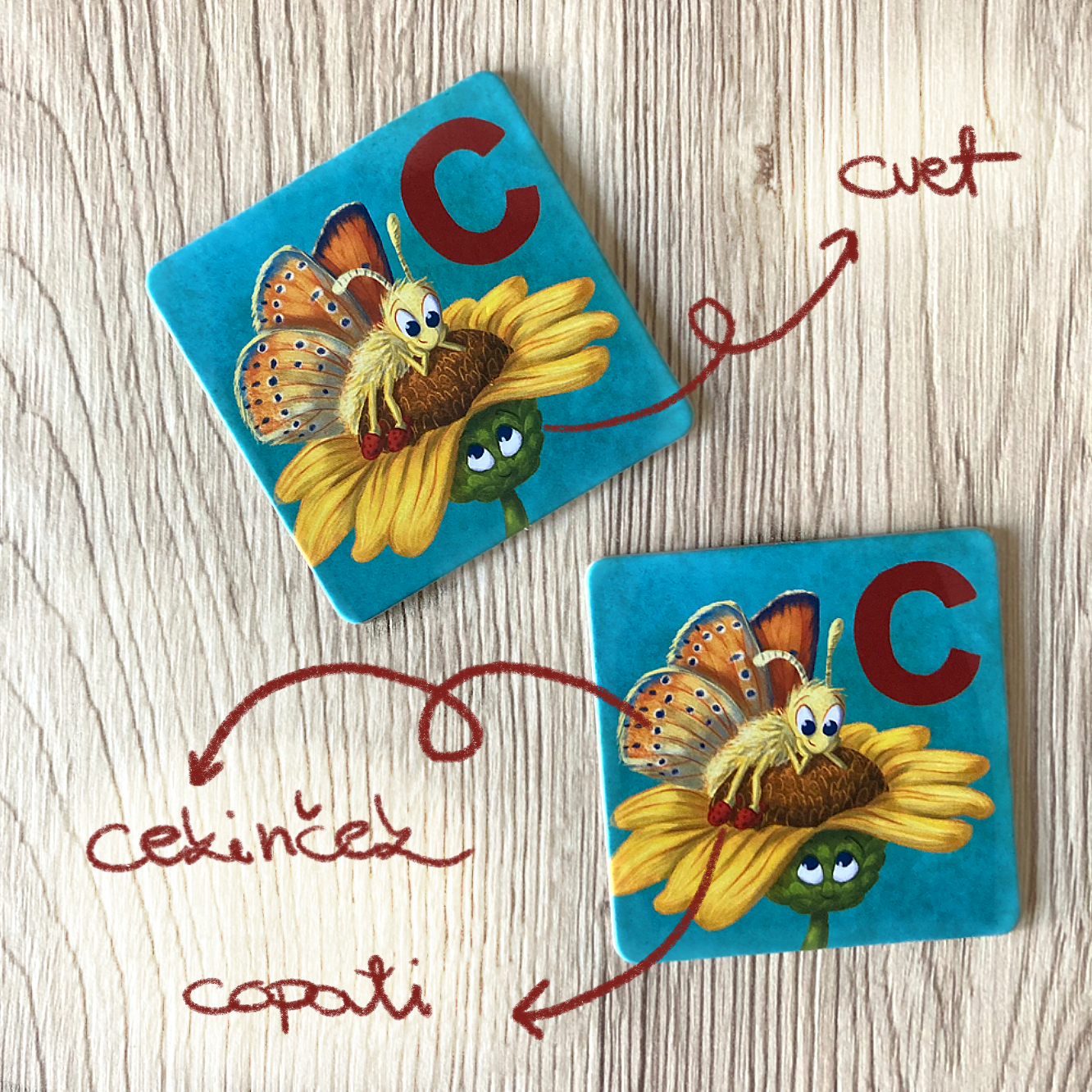 ABC igra spomin z abecedo