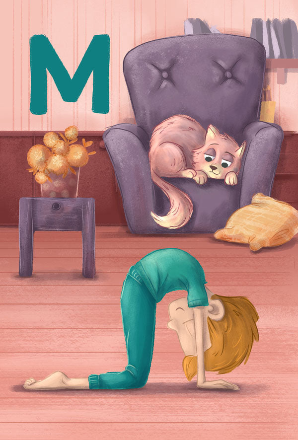 Joga kartice z abecedo