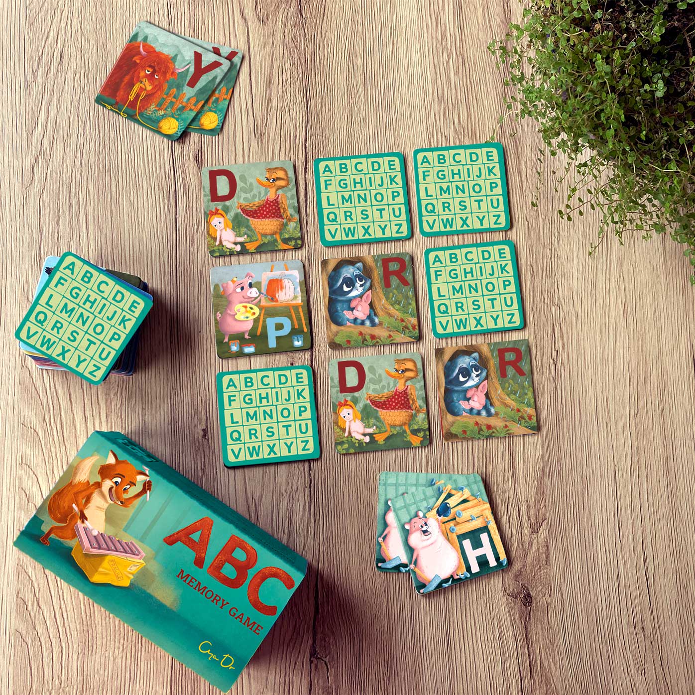 ABC memory game - ENGLISH ALPHABET – Anja Dr